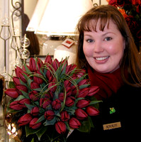 Tulip wedding bouquets