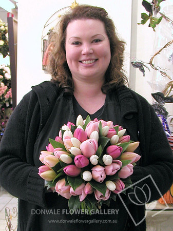 Tulip wedding bouquets