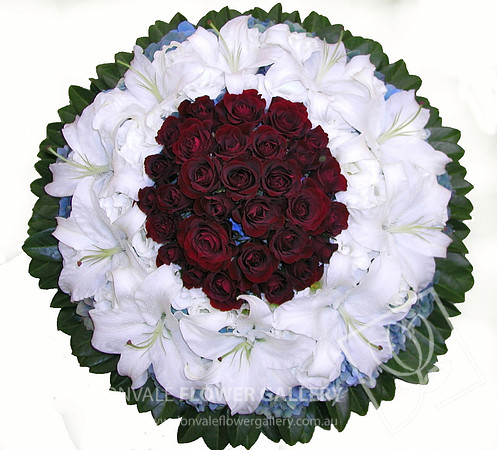 Funeral wreath flowers