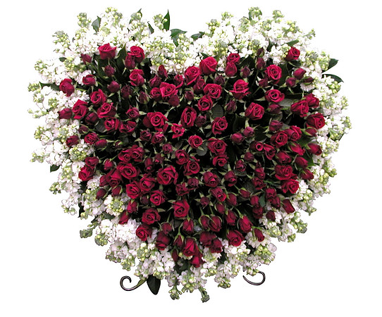 Funeral Flowers - Hearts