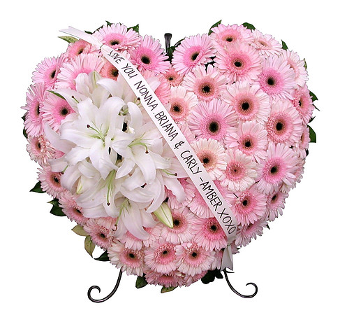 Funeral Flowers - Hearts
