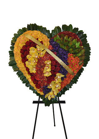 Funeral Flowers - Hearts