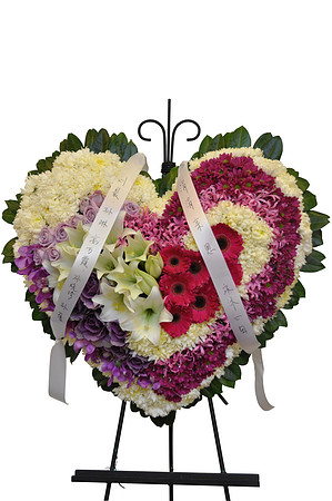 Funeral Flowers - Hearts