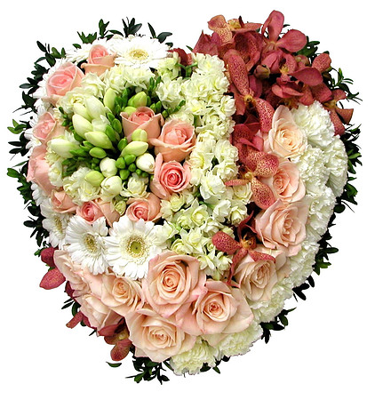 Funeral Flowers - Hearts