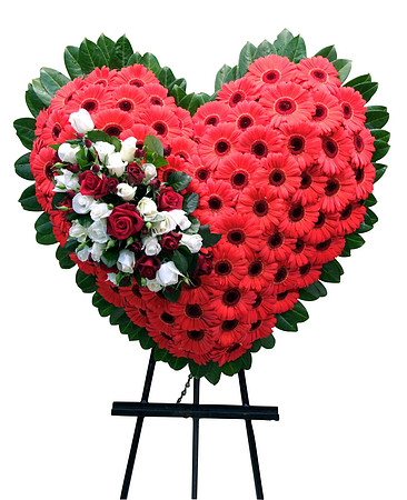 Funeral Flowers - Hearts