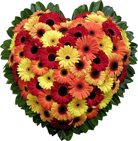 Funeral Flowers - Hearts