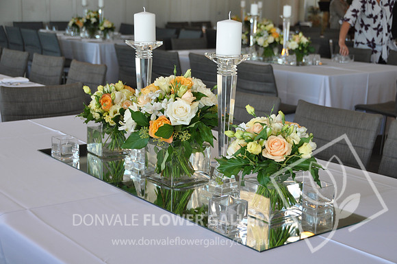 Table Flower Arrangements - glass vases