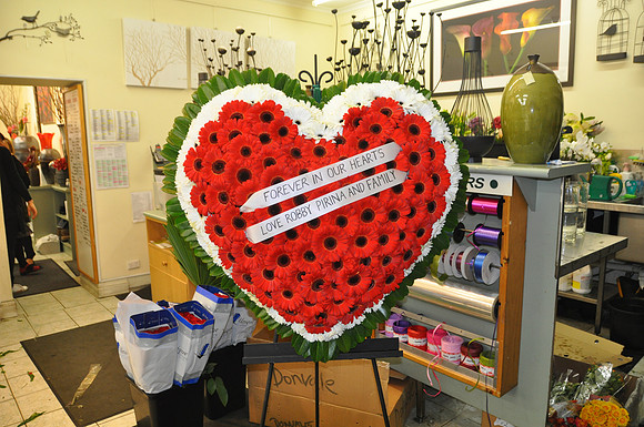 Funeral Flowers - Hearts