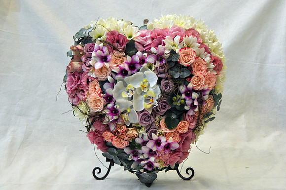 Funeral Flowers - Hearts