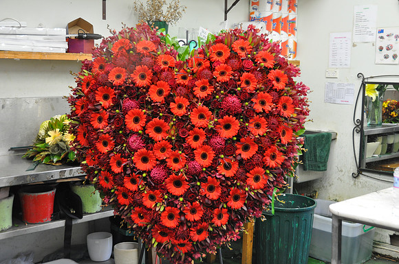 Funeral Flowers - Hearts