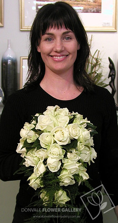 rose trail wedding bouquet