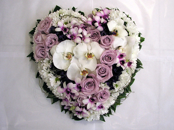 Funeral Flowers - Hearts