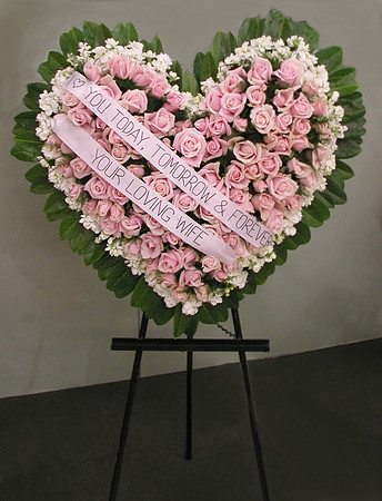 Funeral Flowers - Hearts