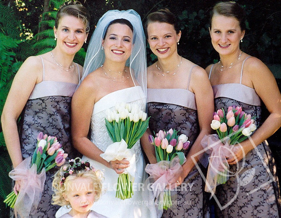 Tulip wedding bouquets