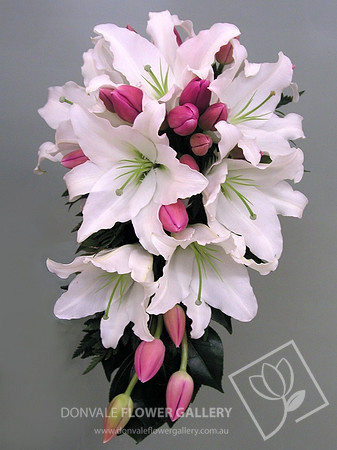 Tulip wedding bouquets