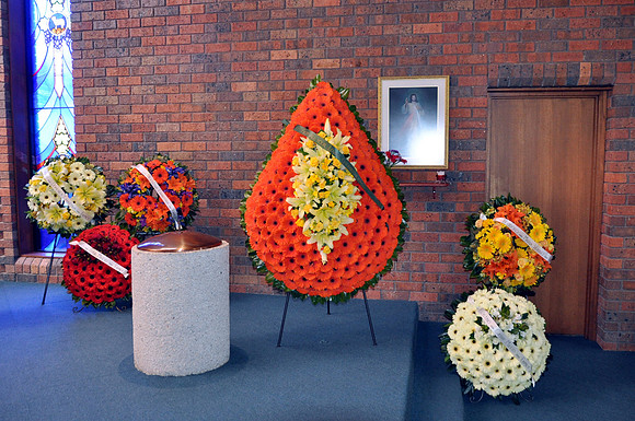 Funeral Flowers - Large tributes on stands