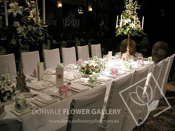 Table Flower Arrangements - Candleabra