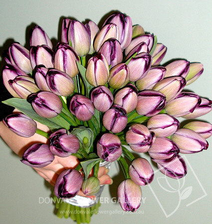 Tulip wedding bouquets
