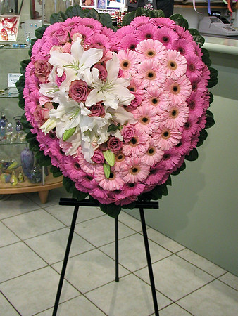 Funeral Flowers - Hearts