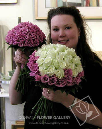 soft rose wedding bouquet
